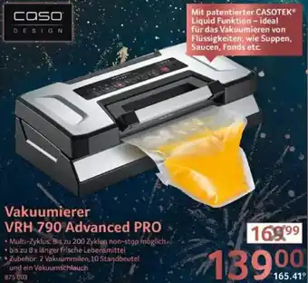 Selgros Caso Design Vakuumierer VRH 790 Advanced PRO Angebot