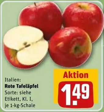 REWE Rote Tafeläpfel Angebot