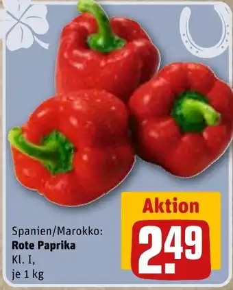REWE Rote Paprika Angebot