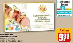 REWE REWE Feine Welt Schweinefilet-Stücke Angebot