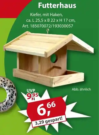 Sonderpreis Baumarkt Futterhaus Angebot