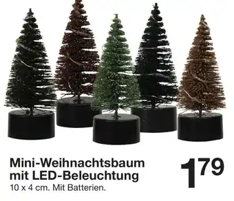 Zeeman Mini Weihnachtsbaum mit LED Beleuchtung Angebot