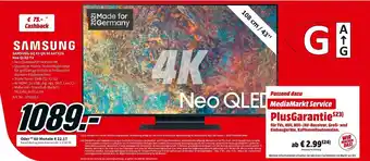 MediaMarkt Samsung GQ 43 QN 90 AATXZG Neo QLED TV Angebot