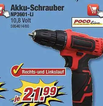 Poco Akku-schrauber NP3601-LI Angebot