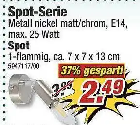 Poco Spot-serie, Spot Angebot