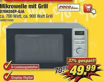 Poco Mikrowelle Mit Grill Poco Line D70h20ep-qja Angebot