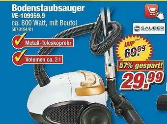 Poco Bodenstaubsauger Ve-109959.9 Sauber Angebot