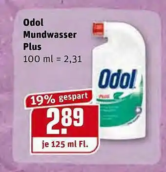 REWE Odol Mundwasser Plus Angebot