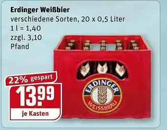 REWE Erdinger Weißbier Angebot