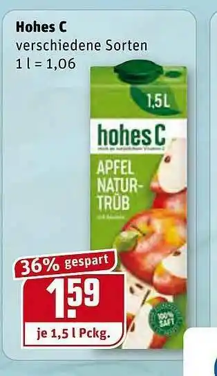 REWE Hohes C Angebot