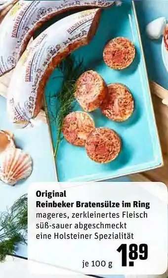 REWE Original Reinbeker Bratensülze Im Ring Angebot