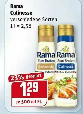 REWE Rama Culinesse Angebot