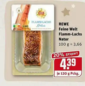 REWE Kaufpark Rewe Feine Welt Flamm-lachs Natur Angebot