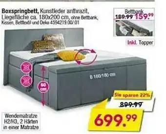 Möbel Boss Boxspringbett Angebot