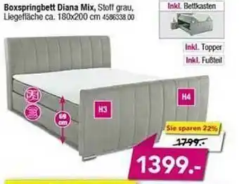 Möbel Boss Boxspringbett Diane Mix Angebot