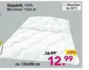 Möbel Boss Steppbett Angebot