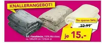 Möbel Boss Xxl-flanelldecke Angebot