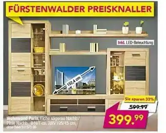 Möbel Boss Wohnwand Paris Angebot