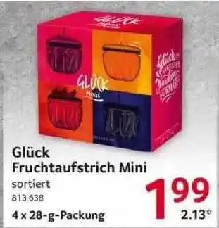 Selgros Glück Fruchtaufstrich Mini Angebot