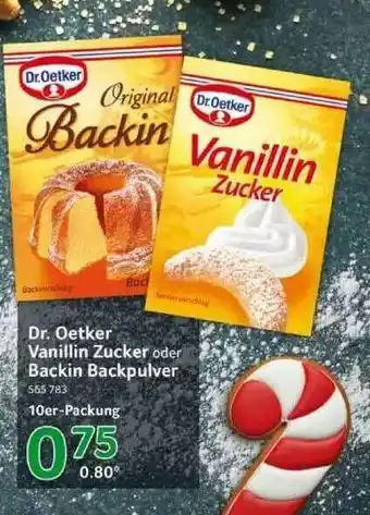 Selgros Dr Oetker Vanillin Zucker Oder Backin Backpulver Angebot