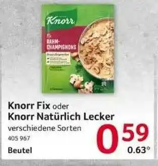 Selgros Knorr Fix Oder Natürlich Lecker Angebot