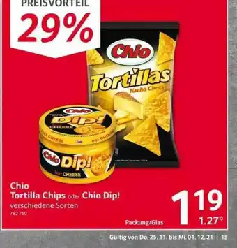 Selgros Chio Tortilla Chips Oder Chio Dip! Angebot