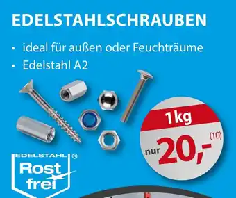 Sonderpreis Baumarkt EDELSTAHLSCHRAUBEN Angebot