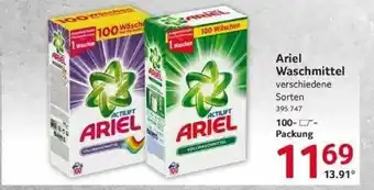 Selgros Ariel Waschmittel Angebot