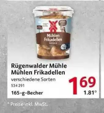 Selgros Rügenwalder Mühle Mühlen Frikadellen Angebot