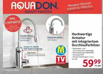 Selgros Hochwertige Armatur Mit Integriertem Durchlauferhitzer Angebot