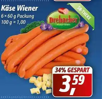 Simmel Käse Wiener Drebacker Angebot