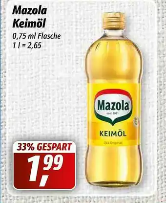 Simmel Mazola Keimöl Angebot