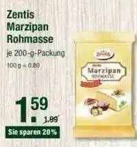 V Markt Zentis Marzipan Rohmasse Angebot