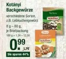 V Markt Kotányi Backgewürze Angebot