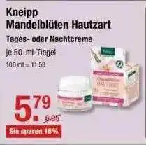 V Markt Kneipp Mandelblüten Hautzart Angebot