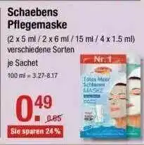 V Markt Schaebens Pflegemaske Angebot