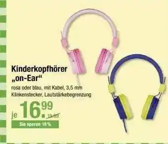 V Markt Kinderkopfhörer „on Ear” Angebot