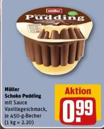 REWE Müller Schoko Pudding Angebot