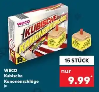 Kaufland WECO Kubische Kanonenschläge Angebot