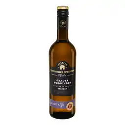 Netto Marken-Discount Deutsches Weintor Grauburgunder Qualitätswein 13,0 % vol 0,75 Liter Angebot