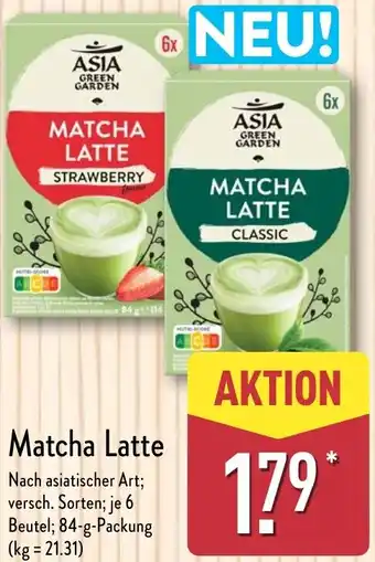 Aldi Nord ASIA GREEN GARDEN Matcha Latte Angebot