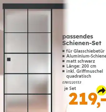 Globus Baumarkt passendes Schienen-Set Angebot