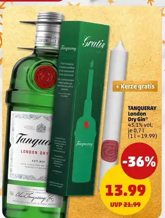 PENNY Tanqueray london dry gin Angebot