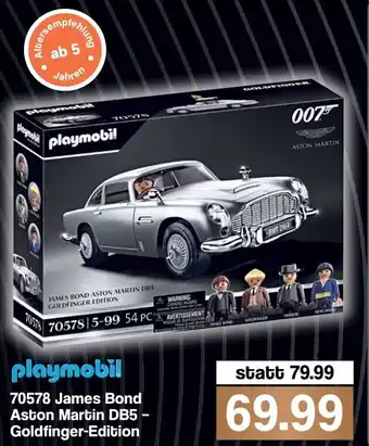 Famila Nord West Playmobil 70578  James Bond Aston Martin DB5 Goldfinger Edition Angebot