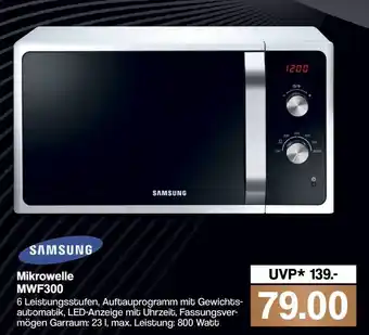 Famila Nord West Samsung Mikrowelle MWF300 Angebot