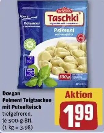 REWE Dovgan Pelmeni Teigtaschen mit Putenfleisch Angebot