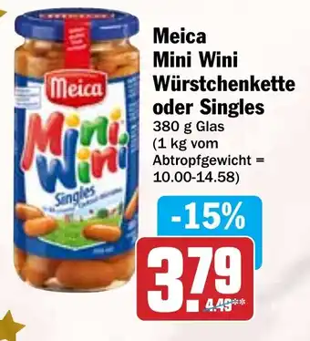 Hit Meica Mini Wini Würstchenkette oder Singles Angebot