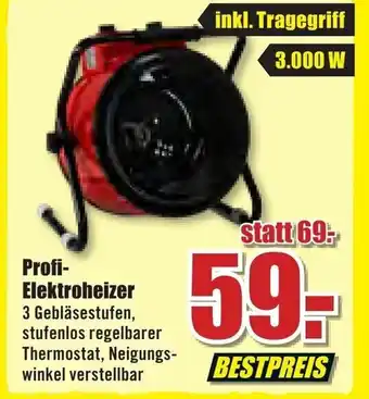 B1 Discount Baumarkt Profi Elektroheizer Angebot