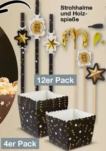Woolworth Strohhalme und Holzspieße Angebot