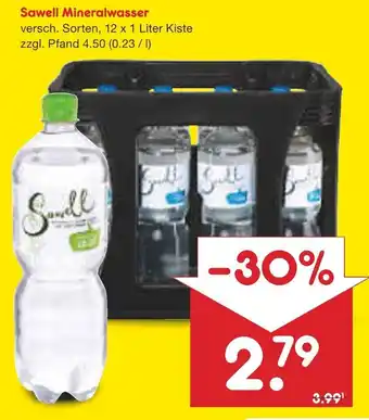 Netto Marken-Discount Sawell Mineralwasser Angebot